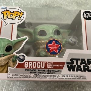 SOLD SOLDPop Star Wars Grogu #474 Macy's Thanksgiving Day Parade LIMITED